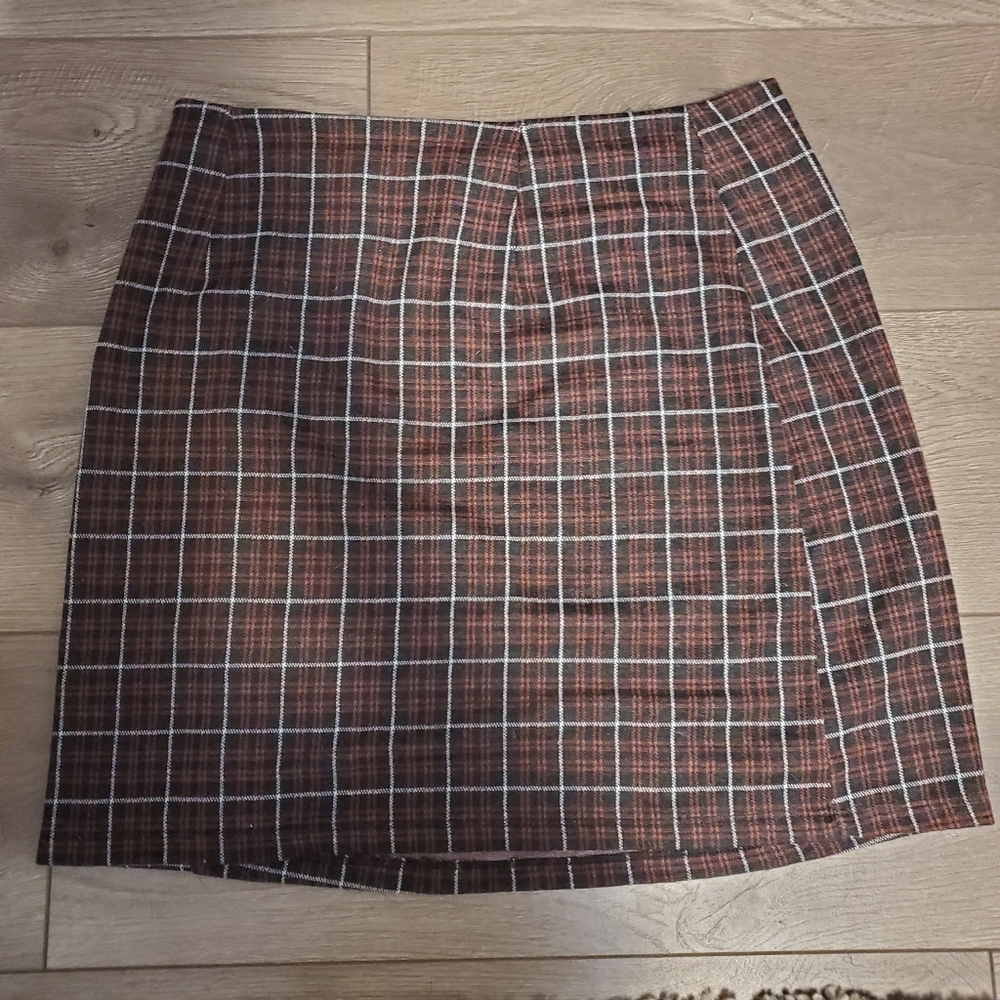 Plaid Short Skirt
